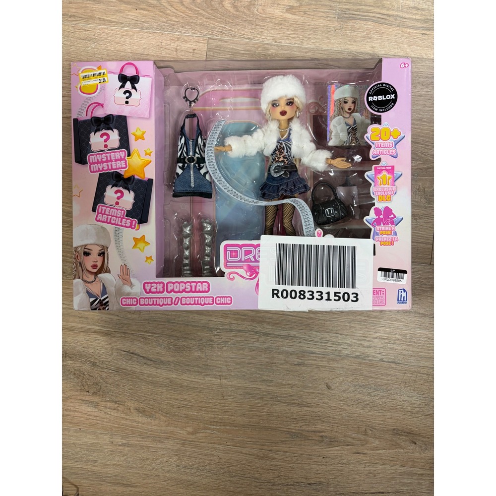 Dress To Impress Y2K Popstar Chic Boutique Roblox Doll Set 20+ Items New